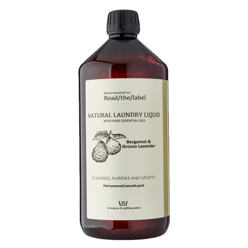 Natürliches Waschmittel — Bergamotte & Grosso Lavendel, 1000 ml