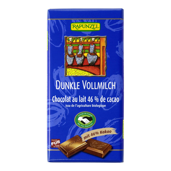 Rapunzel Chocolate Dark Milk, HiH, EU Organic/Fair Trade (Claro HiH)