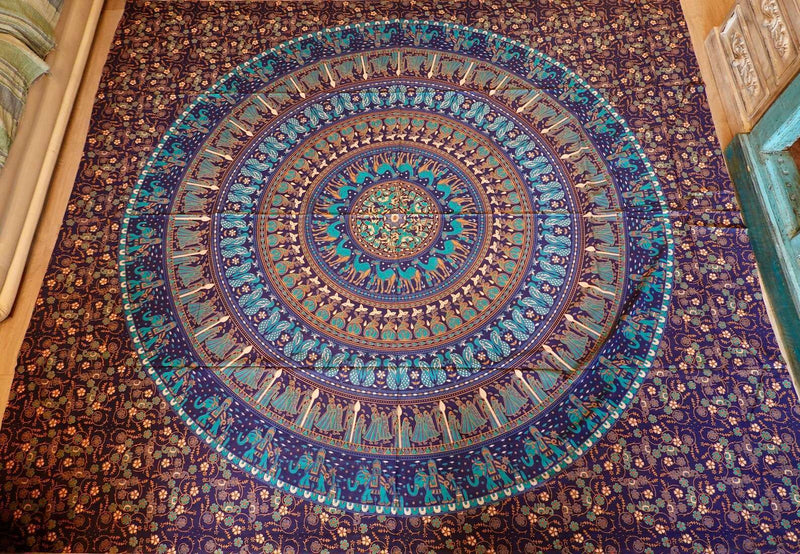 Ritual cloth, wall cloth, mandala 200x220cm