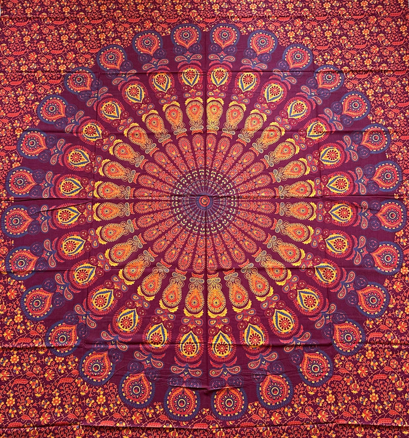 Ritual cloth, wall cloth, mandala 200x220cm