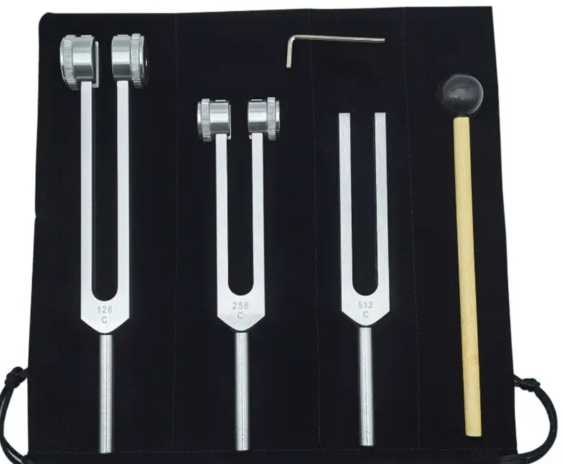 Chakra Healing Tuning Fork Set Calibrated