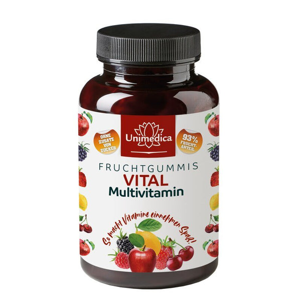 Vital - Multivitamin - Fruit Gummies - vegan - 60 Gummies - by Unimedica