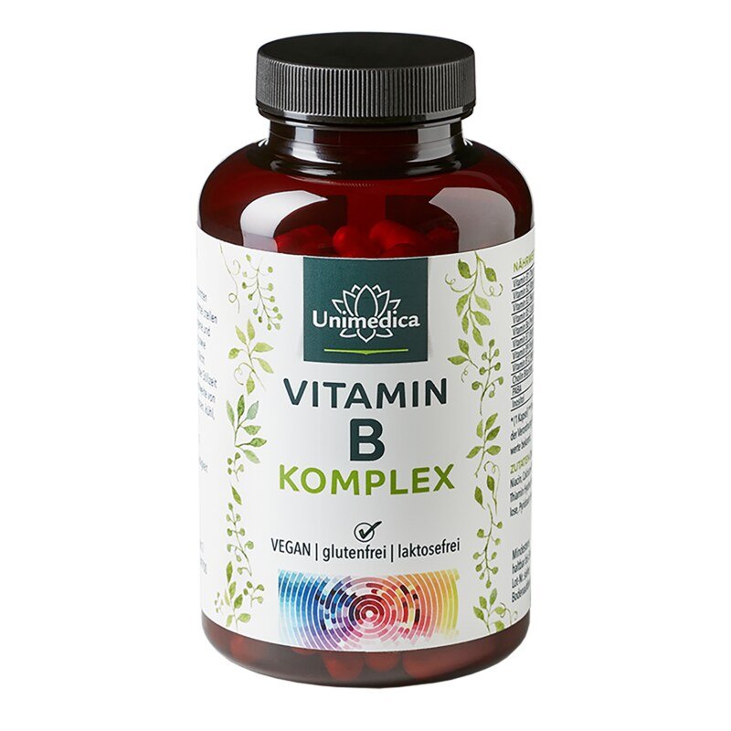 Complexe de vitamines B - dosage élevé - 180 gélules