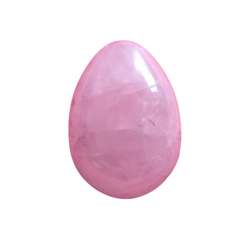 Yoni egg made of rose quartz