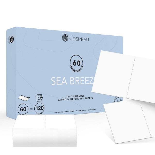 Bamboozy x Cosmeau - Cosmeau Wäschetücher, umweltfreundlich, Ozeanblau