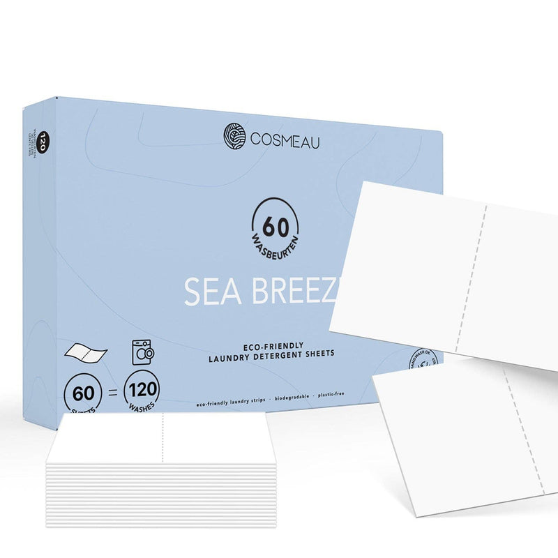 Bamboozy x Cosmeau - Cosmeau Wäschetücher, umweltfreundlich, Ozeanblau