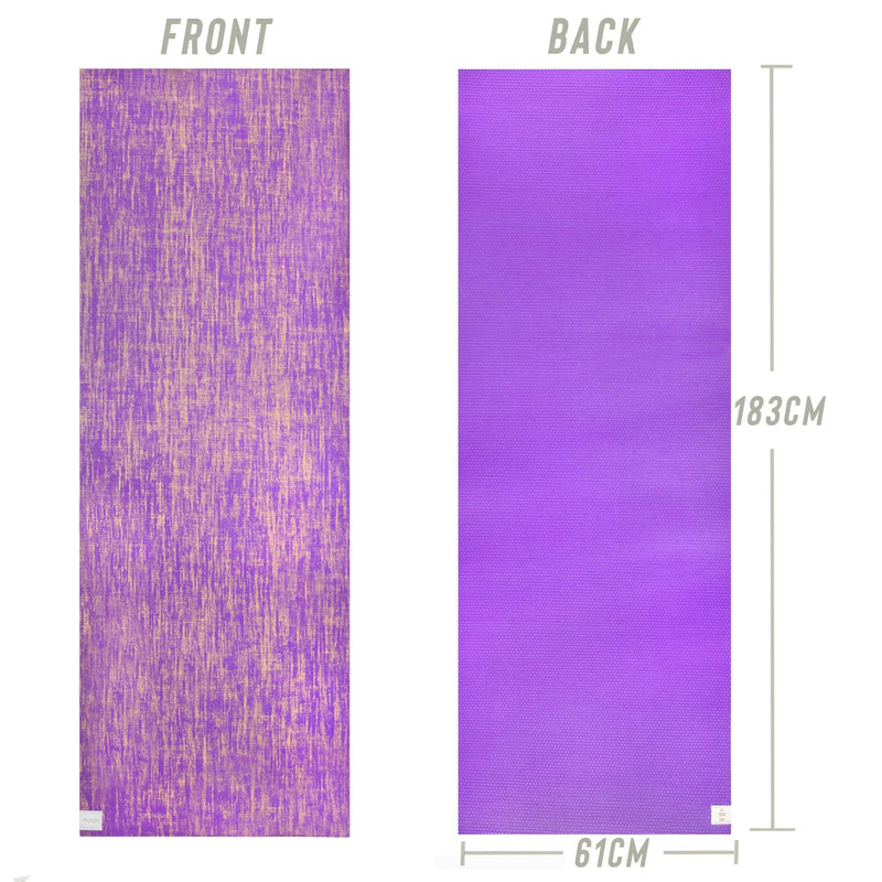 High-quality sustainable jute yoga mat with ultra-grip natural yoga mat