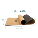 Korkmatte Yoga Yogamatte Kork XL