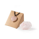 Myga Eco - Geode-Geschenkset - Rohstein und Anhänger, Auswahl aus 3 Kristallen