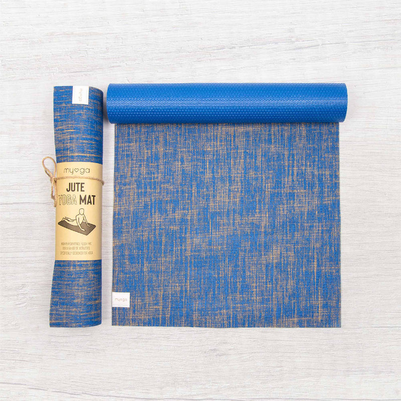 High-quality sustainable jute yoga mat with ultra-grip natural yoga mat