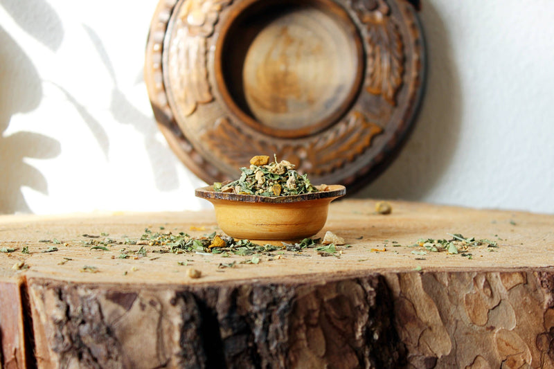 Detox tea for liver, gallbladder and pancreas with medicinal herbs