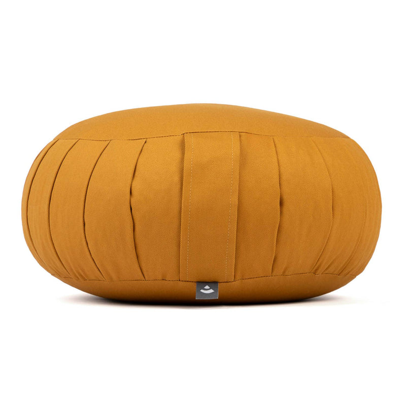 Meditation cushion ZAFU ECO spelt honey-yellow