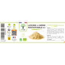 Wiederbelebbare Bio-Bierhefe 400mg - in Kapseln - Haut, Haare, Nägel, Verdauung, Immunsystem, Vitalität