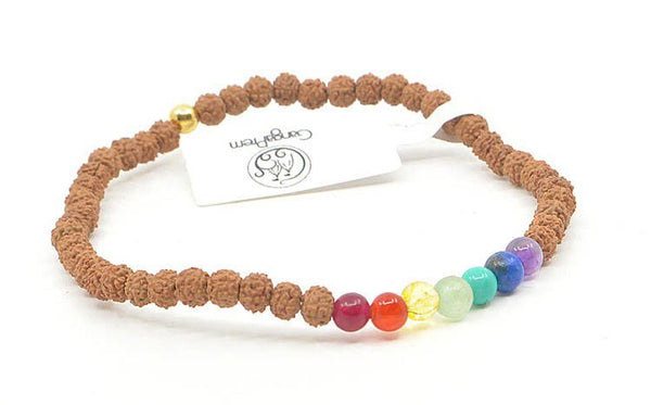 Armband Rudraksha & 7 Chakra - Mana Kendra GmbH