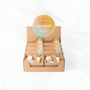 Myga Eco - Geode-Geschenkset - Rohstein und Anhänger, Auswahl aus 3 Kristallen