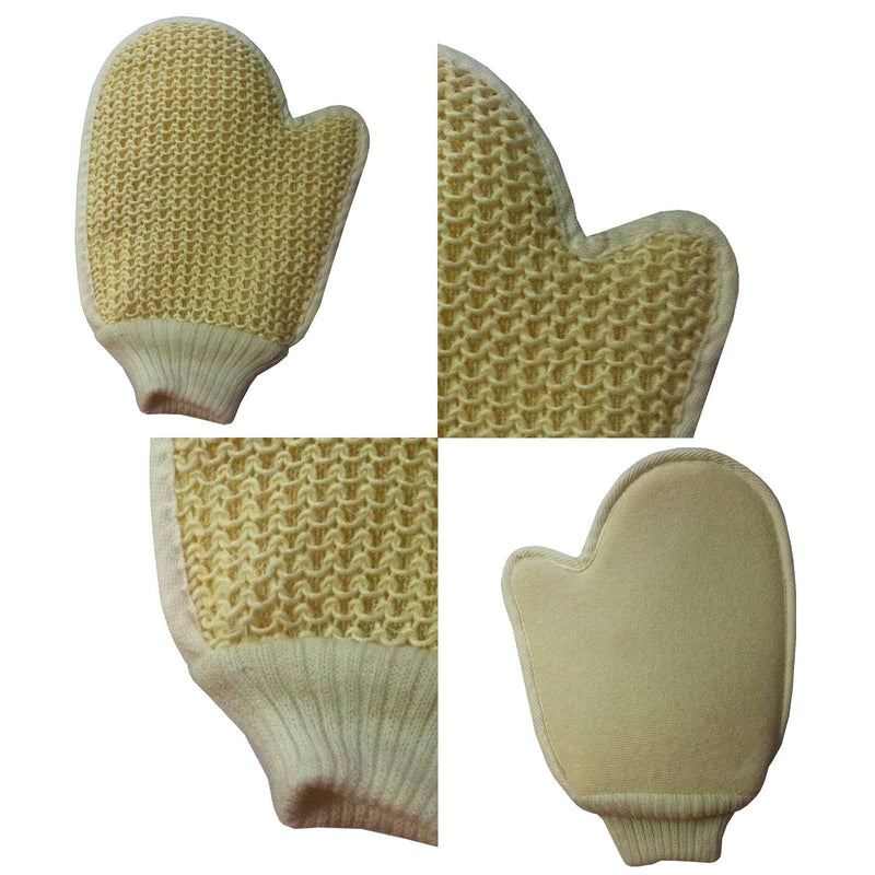 Zen'Arome - Peeling-Handschuh - Gesichtshandschuh im Loofa-Stil und Gesicht aus Baumwolle