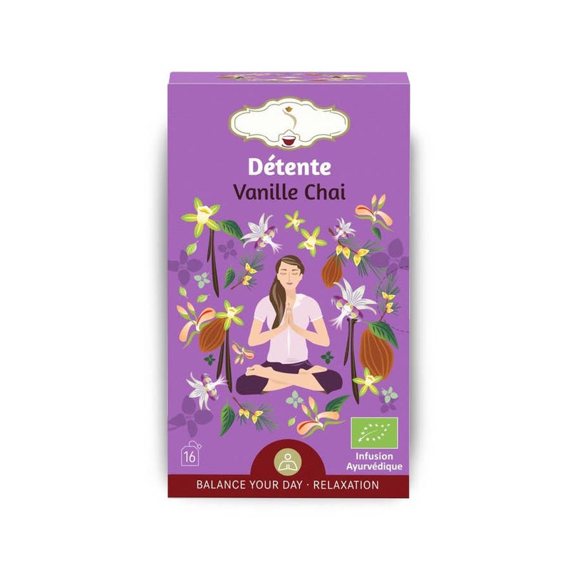 Zen'Arome - Bio-Kräutertee Entspannung – Chai-Vanille-Infusionen - 16 Beutel