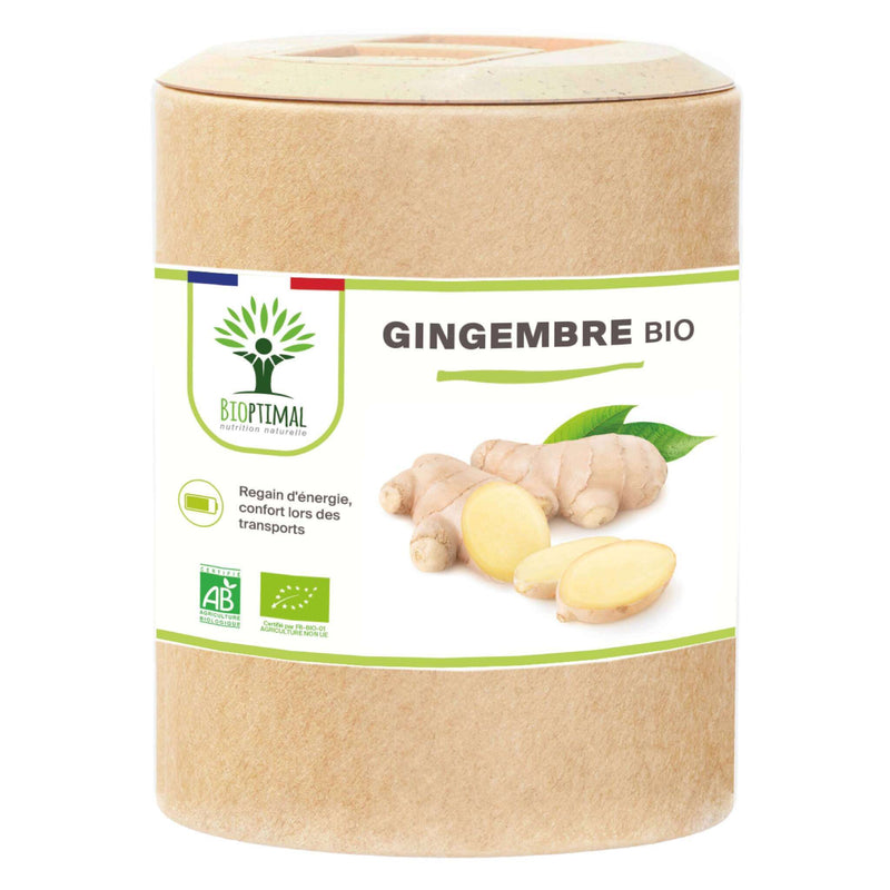Bio-Ingwer - Nahrungsergänzungsmittel - 60 & 200 Kapseln