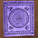 Wall hanging ritual cloth “Mandala Om” made of cotton 200x220cm