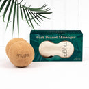 Korkmassage Erdnuss Multifunktionale Faszienkugeln Fitness Massage Doppel-Ball