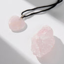 Myga Eco - Geode-Geschenkset - Rohstein und Anhänger, Auswahl aus 3 Kristallen