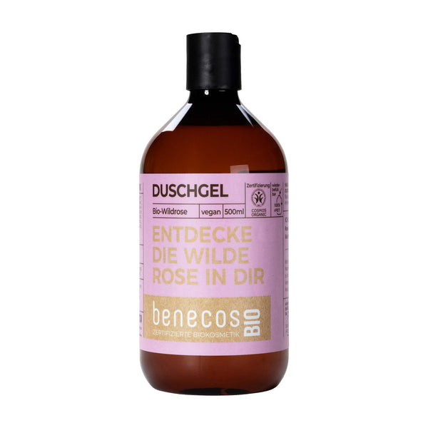 benecos Duschgel BIO-Wildrose, natürliches Duschgel