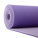 TPE Yogamatte LOTUS PRO gelb/hellgrau
