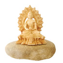 White Buddha 10 cm – symbol of peace, mindfulness and spiritual power