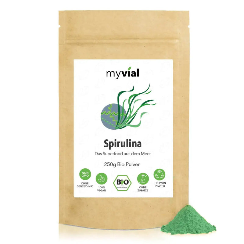 Bio Spirulina Pulver 250 Gramm - Vegan