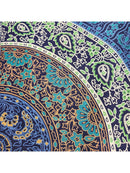 Floraler Mandala-Wandteppich Ritualtuch – Boho Wanddekor 213 x 137 cm