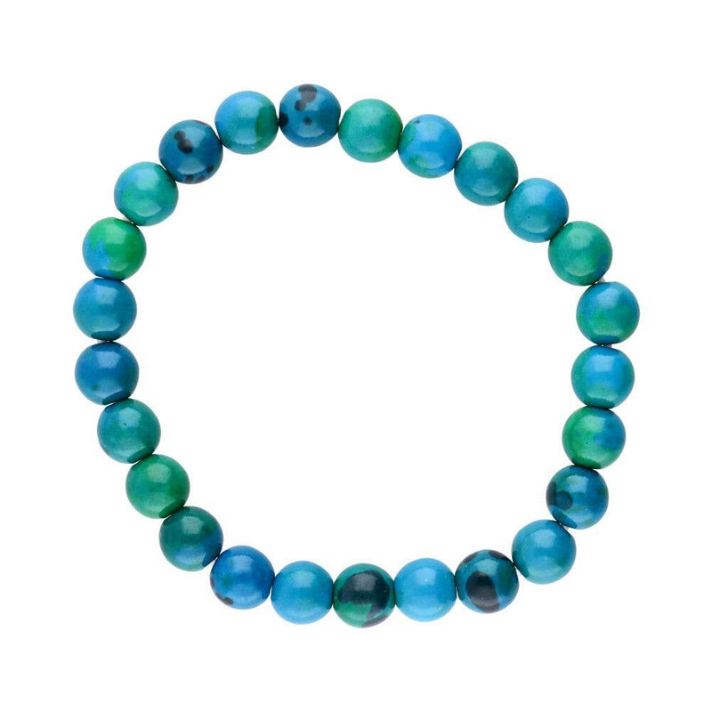 Bracelet Chrysocolle 8mm d'épaisseur