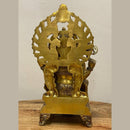 Ganesha-Statue aus massivem Messing – 43 cm hoch, kraftvoll & spirituell bedeutungsvoll