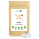 MSM capsules 120 pieces high dose - vegan - made in Germany - Schmerzen, Entgiftung, Regeneration