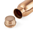 Trinkflasche aus Kupfer, mit Schraubdeckel Kupferflasche 800ml