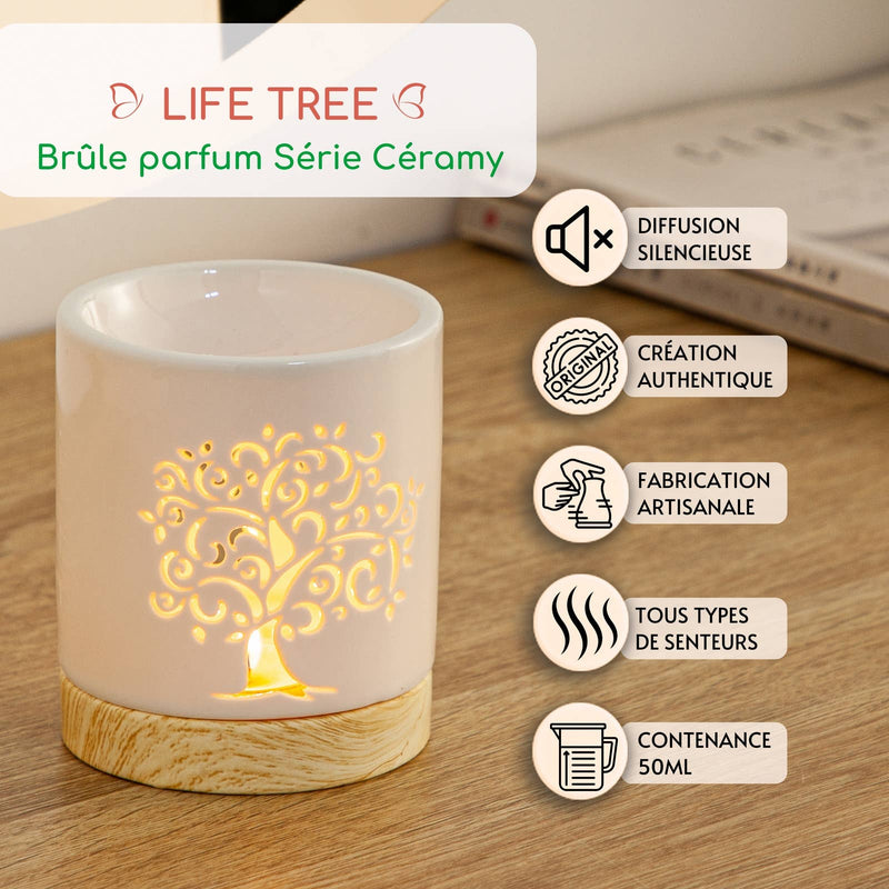 Zen'Arome - Duftlampe und Duftwachse Lebensbaum Céramy Life Tree
