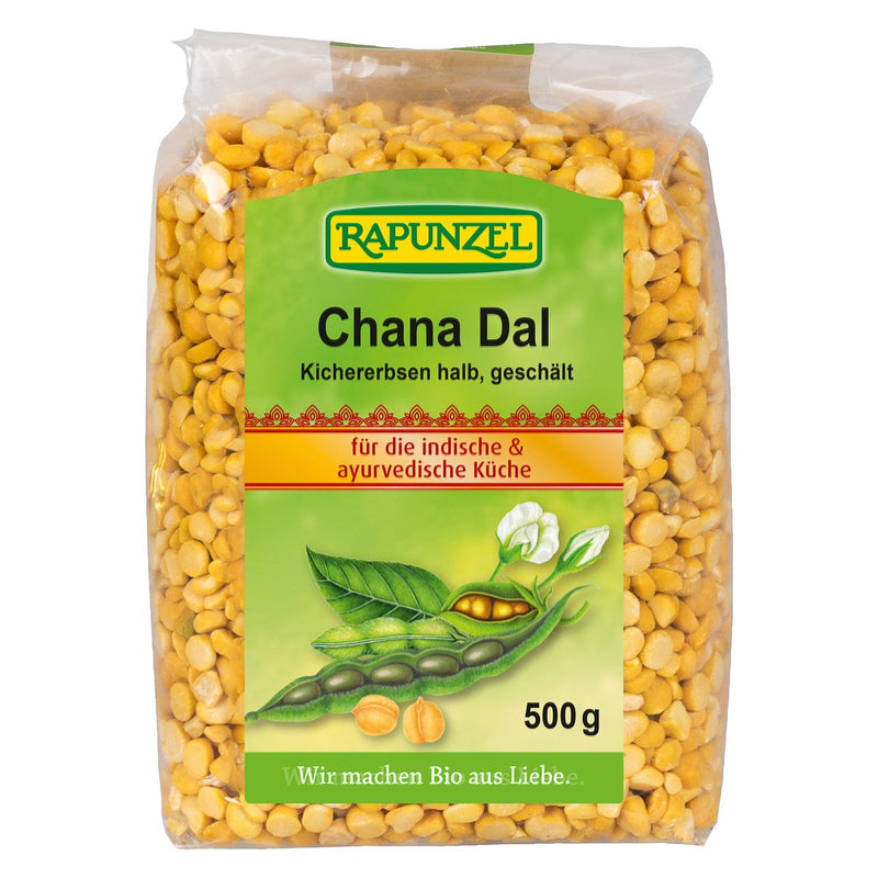 Rapunzel Chana Dal (Kichererbsen halb, geschält), EU Bio