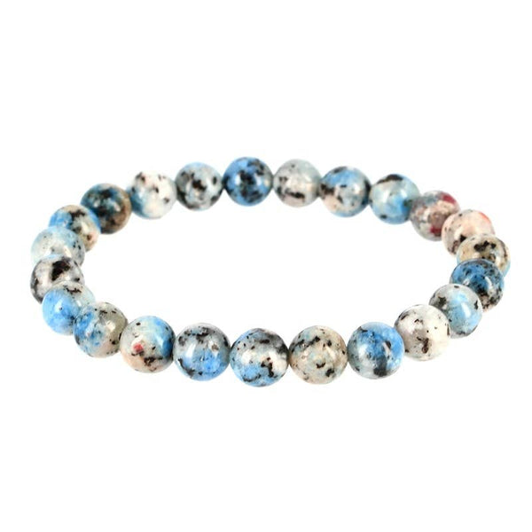 Artisans de Madagascar - Jasper K2 Perlenarmband, 8 mm
