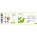 Organic Ginkgo Biloba - Dietary Supplement - Memory, Circulation 60 &amp; 200 Capsules