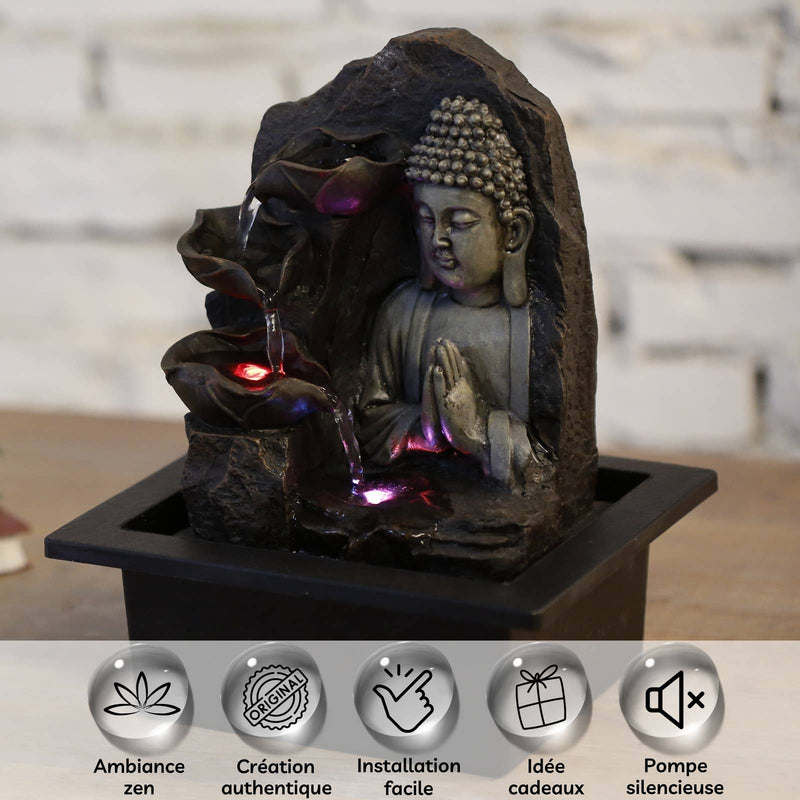 Zen'Arome - Fontaine Bouddha spiritualité - idée cadeau ambiance zen