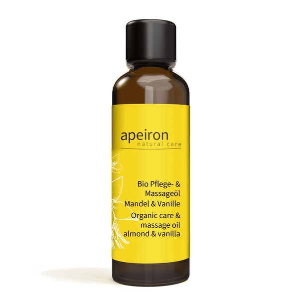 Huile de soin bio Apeiron Vanille &amp; Amande 75 ml
