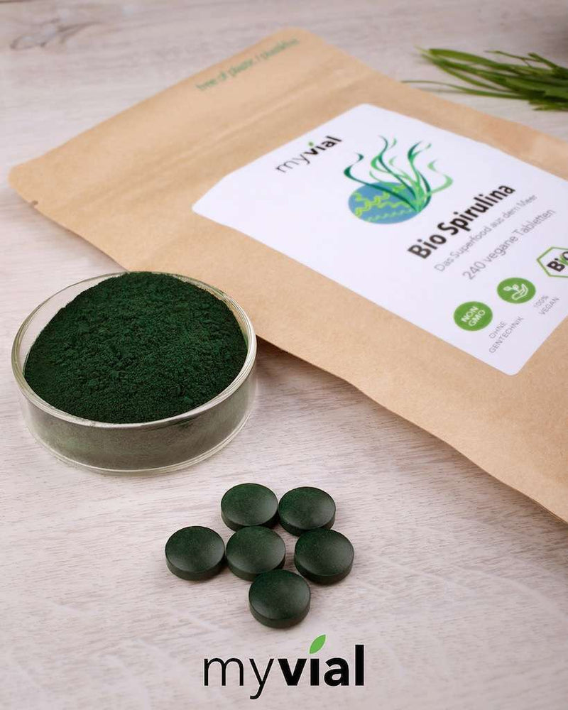 Bio Spirulina Tabletten Presslinge 240 Stück - Vegan