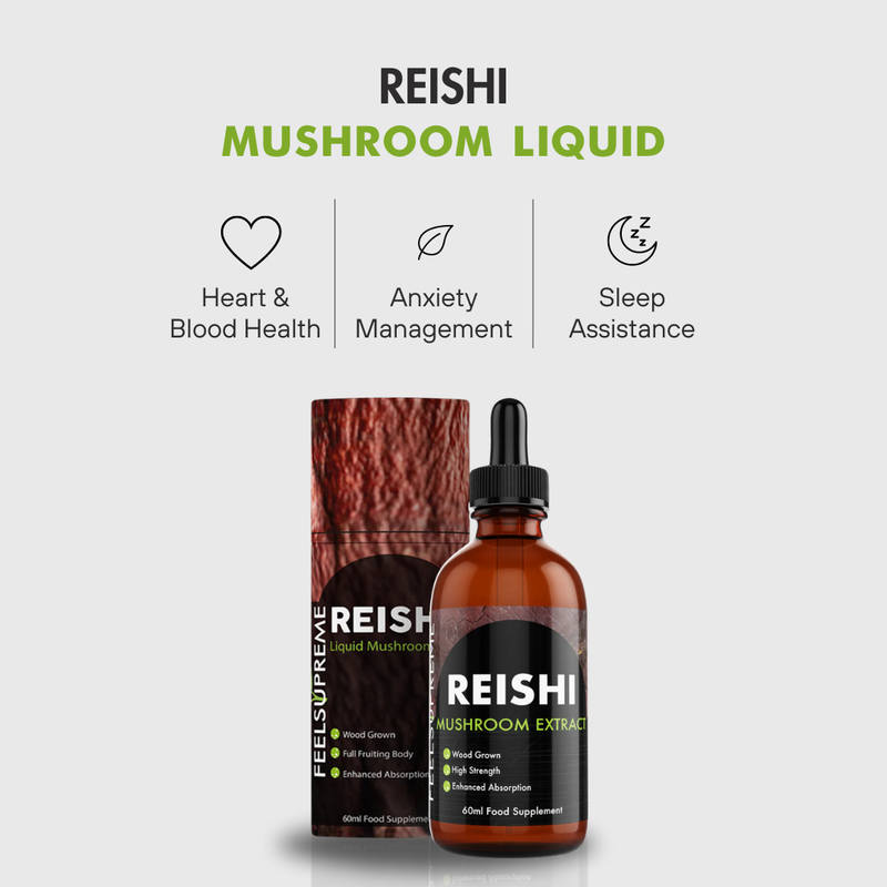 Reishi-Pilz-Flüssigkeit | Hochdosiert |— 60 ml