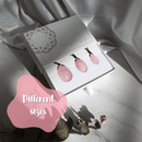 Amethyst Yoni Eierpackung mit Loch und Schnur