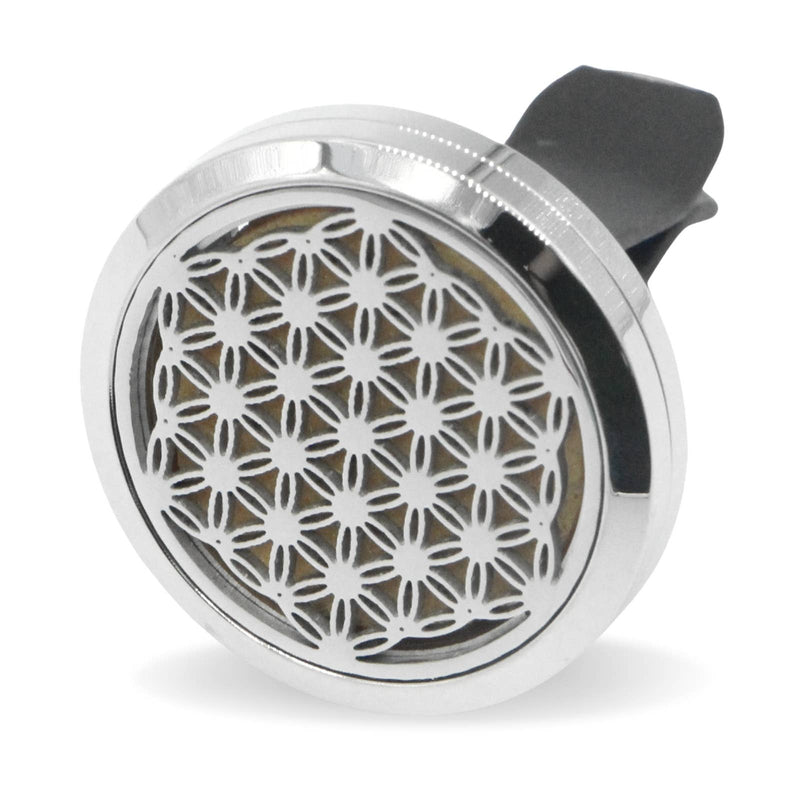 Zen'Arome - Diffuseur de parfum pour voiture Clip'Arôme - Fleur de Vie