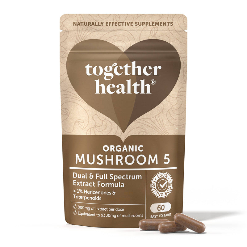 Mushroom 5 Blend — 9300 mg — hochdosiert — 60 Kapseln