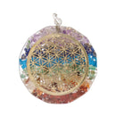 Orgonite Chakra Pendant "Flower of Life"