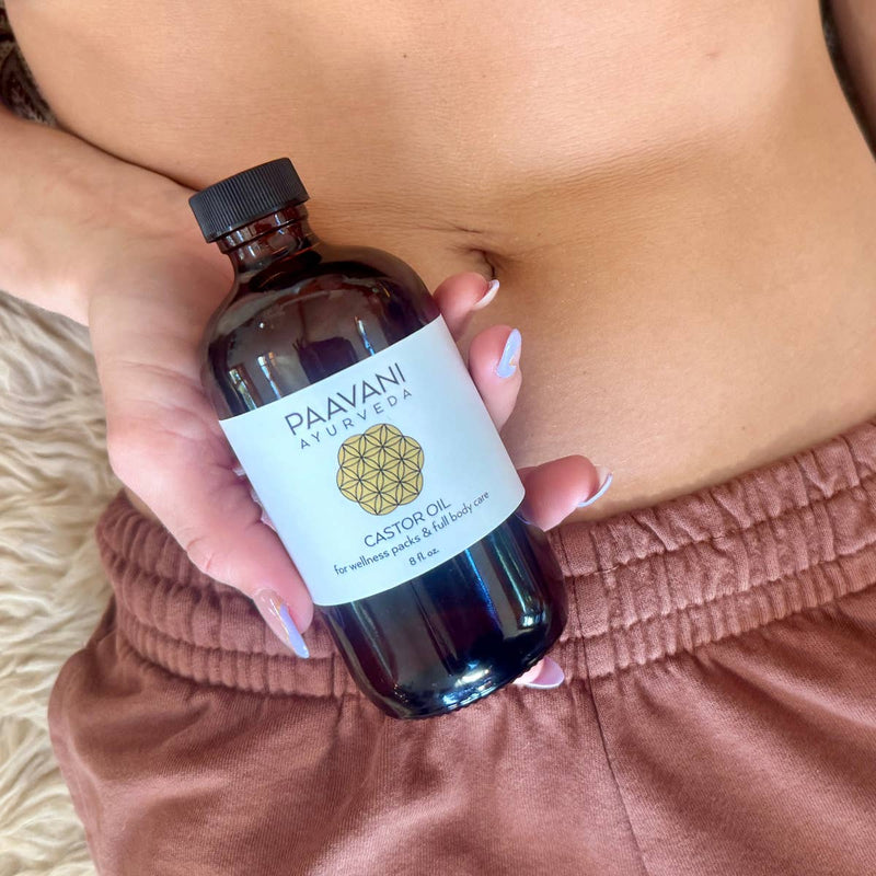 PAAVANI Ayurveda - Rizinusöl | Ayurvedisches Mehrzwecköl für Wohlbefinden & Körper