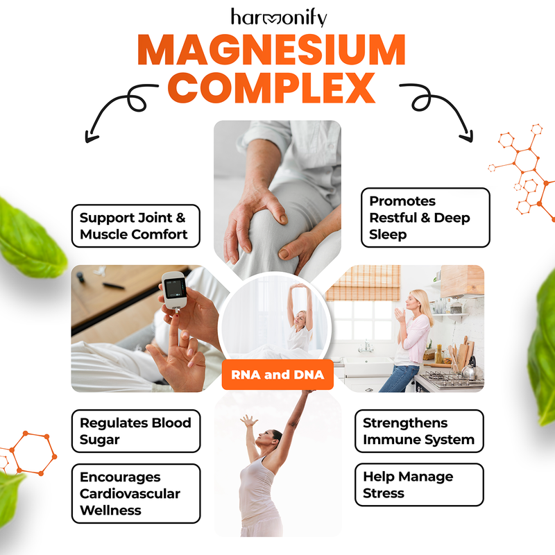 Magnesium 5 in 1 Komplex, 1000 mg, Glycinat, etc.