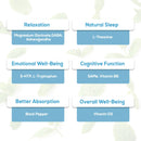 GABA L-Theanine supplements with magnesium glycinate, Ashwagandha