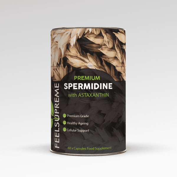 Spermidin mit Astaxanthin - Zellgesundheit und Langlebigkeit fördern